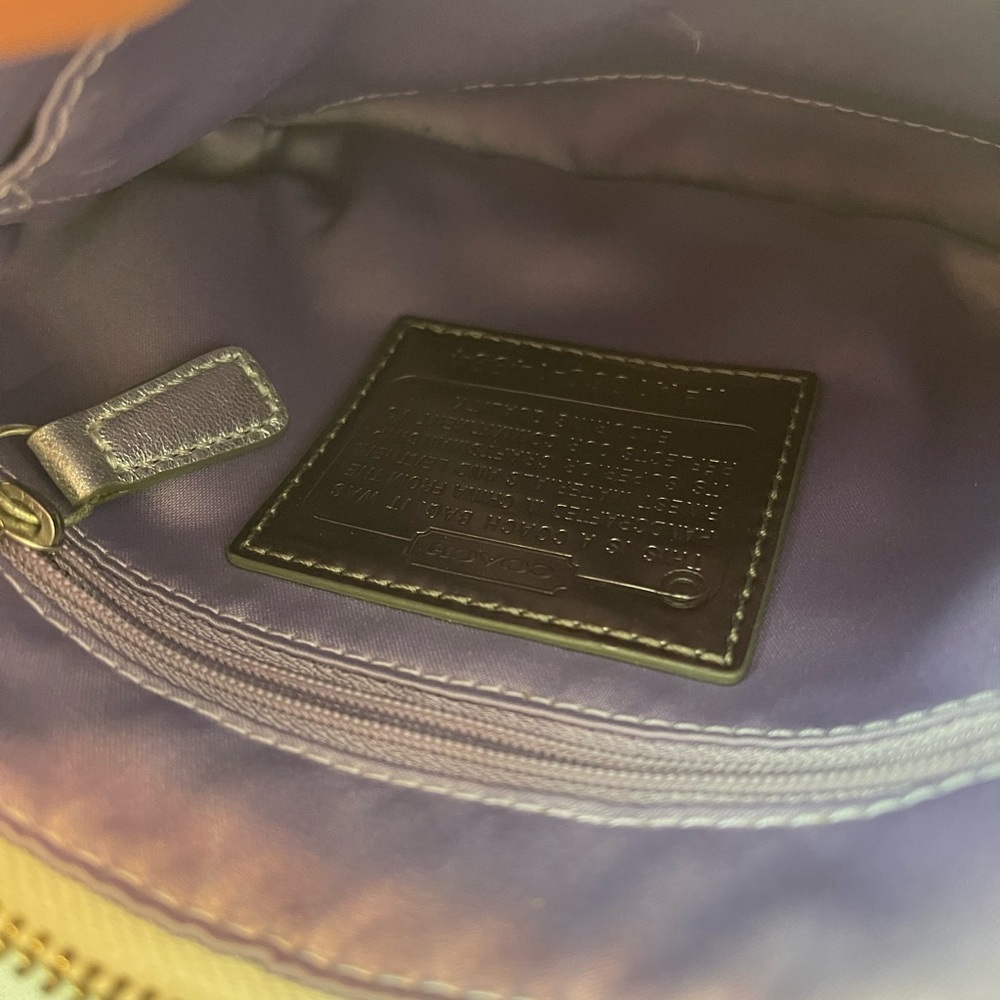 Coach Multicolor Tweed Shoulder Bag - Picture 4 of 10